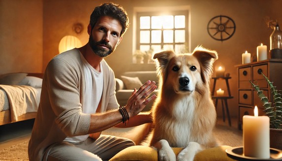 Soin équilibrage énergetique chat, chien, loup